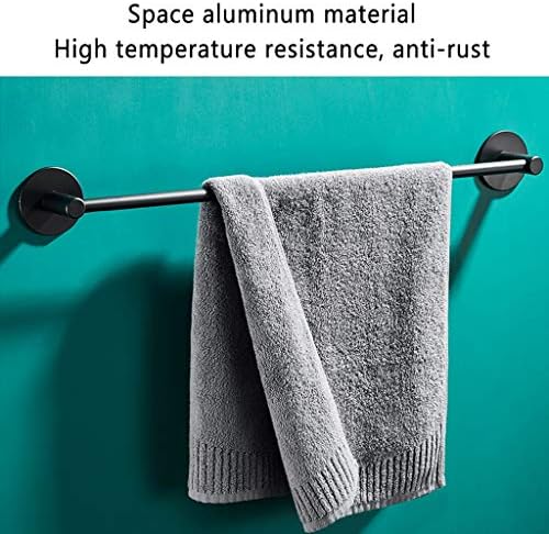 Suport de baie, Zola®, suspendabil, pentru prosoape/papuci, din aluminiu/plastic, negru, 51x6.5 cm Suport de baie, Zola®, suspendabil, pentru prosoape/papuci, din aluminiu/plastic, negru, 51x6.5 cm